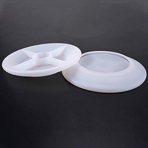 Itkcozcg Runde flache Harzform, handgefertigt, Aufhellplatten, Silikonform, Kristall, Epoxidharz, Schmuckherstellungswerkzeug Itkcozcg Runde flache Harzform, handgefertigt, Aufhellplatten, Silikonform, Kristall, Epoxidharz, Schmuckherstellungswerkzeug von Itkcozcg
