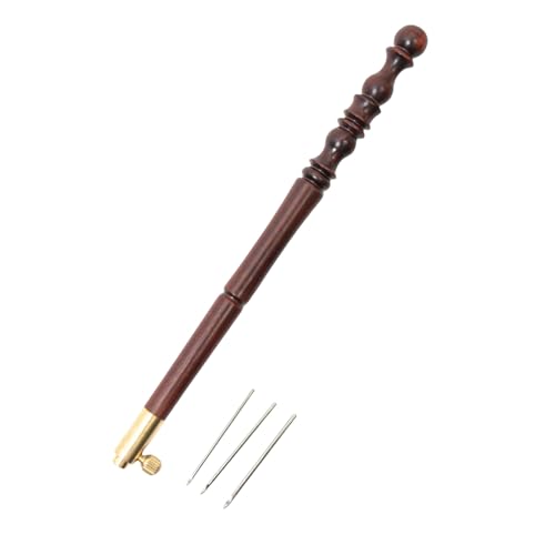 Itkcozcg Sticknadel-Set mit Holzgriff und Nadel, französische Stickerei, Perlenhaken mit Perlen für Perlenstickerei, Pailletten, Perlen, Tapisserie-Nadel-Set Itkcozcg Sticknadel-Set mit Holzgriff und Nadel, französische Stickerei, Perlenhaken mit Perlen für Perlenstickerei, Pailletten, Perlen, Tapisserie-Nadel-Set von Itkcozcg