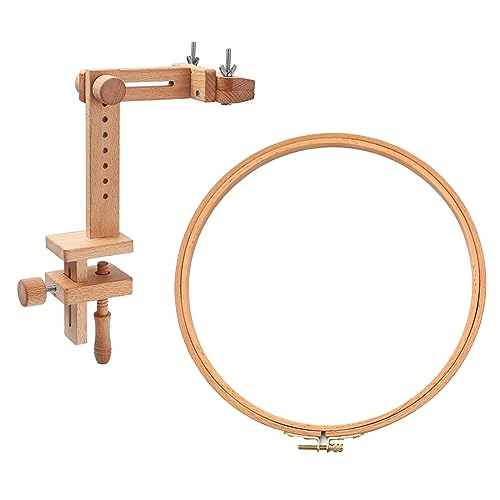 Itkcozcg Verstellbarer Stickrahmen-Ständer, Schreibtisch-Stickrahmen-Halter, Handstichständer Itkcozcg Verstellbarer Stickrahmen-Ständer, Schreibtisch-Stickrahmen-Halter, Handstichständer von Itkcozcg