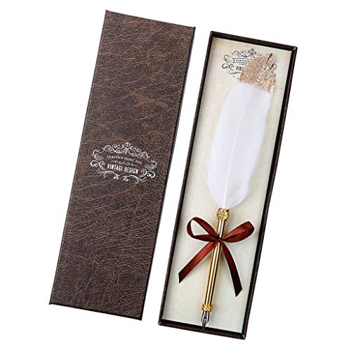 Itkcozcg Vintage Dip White Pen Füllfederhalter Kalligraphie Schreiben Itkcozcg Vintage Dip White Pen Füllfederhalter Kalligraphie Schreiben von Itkcozcg