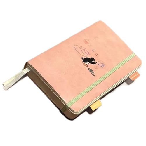 Leder-Tagebuch, Taschennotizbuch mit 360 Seiten, Lesezeichen, tragbare Notizblöcke für tägliche Notizen, Tagebuch, Recyclingpapier, Notizbuch von Itkcozcg
