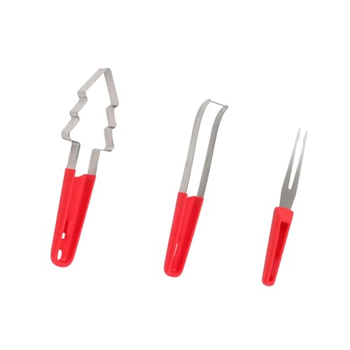 Multifunktionales Wassermelonenschneider-Set, 3-in-1-Edelstahl-Werkzeug, Picknick, Obstschneider, für Küche und Außenbereich, Küchenhelfer von Itkcozcg