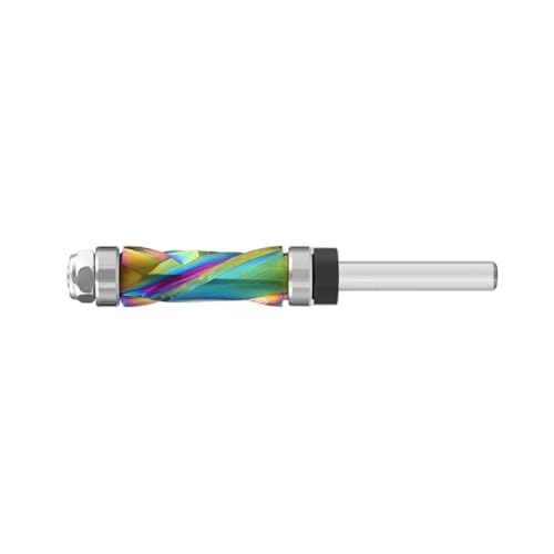 Professioneller Fräserschneider Mit Sieben Farblegierungsbeschichtungen Und 1/4 Zoll Schaft Holzschnitzbit Verbesserung Stabilität Professioneller Holzbearbeitung Router Bit Bit von Itkcozcg