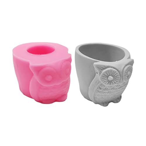 Silikonform mit Eulen-Blumentopf, Epoxidharz, Gießform, Sukkulenten, Vase, Zementform, Wachs-Form Silikonform mit Eulen-Blumentopf, Epoxidharz, Gießform, Sukkulenten, Vase, Zementform, Wachs-Form von Itkcozcg