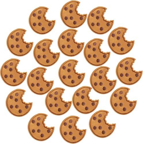 20Pcs Keks Stickerei Kleidung Patch, DIY Keks Stickerei Patch Nähen Handwerk Dekoration, geeignet für das Nähen Hüte, Hemden, Jacken von Itliety