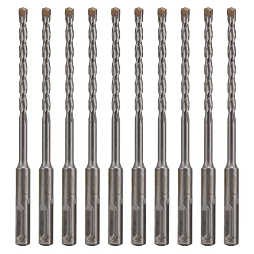 Itonash 10 Pcs Rotationshammer -Bohrer, Carbid Spiral 2 Flötenbohrbit Set für Ziegelsteinbeton, mit Selbst Zentrierender Spitze Zum Schnellen Schneiden Itonash 10 Pcs Rotationshammer -Bohrer, Carbid Spiral 2 Flötenbohrbit Set für Ziegelsteinbeton, mit Selbst Zentrierender Spitze Zum Schnellen Schneiden von Itonash