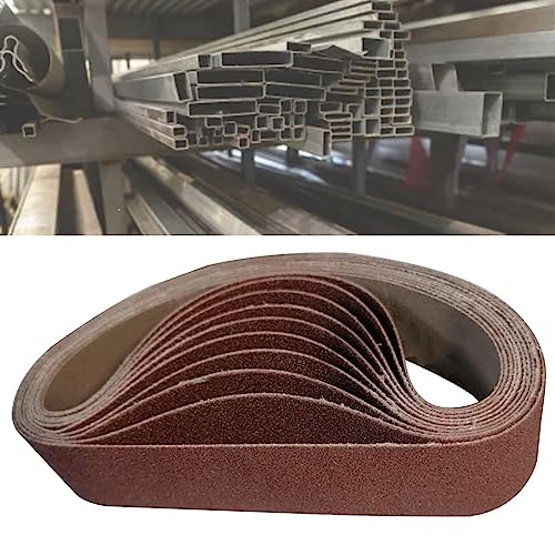 Itonash 10 -pcs -Schleifgürtel, 80 Grit 330x30 Mm Aluminina Schleifschreiberrolle mit Premiummaterial für die Entfernung von Metallpolierrost Metallpolier Itonash 10 -pcs -Schleifgürtel, 80 Grit 330x30 Mm Aluminina Schleifschreiberrolle mit Premiummaterial für die Entfernung von Metallpolierrost Metallpolier von Itonash