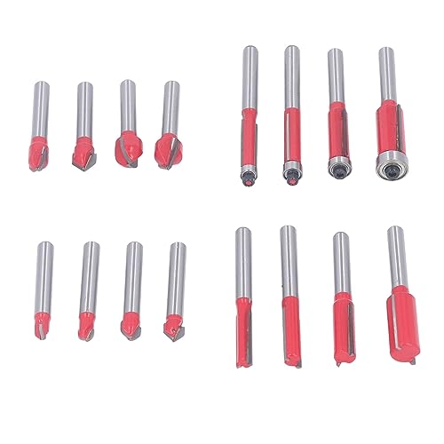 Itonash 16pcs Router -Bits Set, Kohlenstoffstahlholzbearbeitungswerkzeuge mit Hoher Härtewiderstand Wärmewiderstand für Elektro -Router -Trimmgabelmaschine Itonash 16pcs Router -Bits Set, Kohlenstoffstahlholzbearbeitungswerkzeuge mit Hoher Härtewiderstand Wärmewiderstand für Elektro -Router -Trimmgabelmaschine von Itonash
