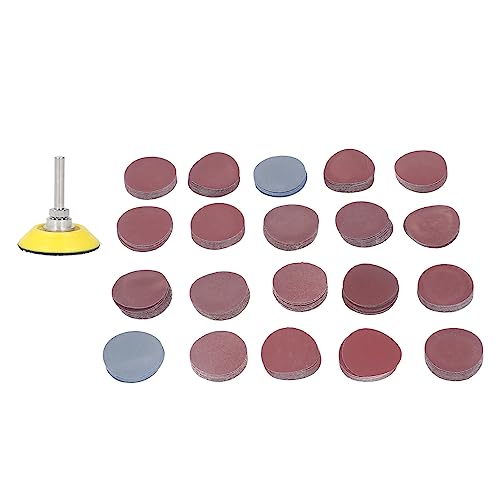 Itonash 203pcs Flocked Sandpaper Kit, 50 Mm Aluminiumoxid -Polierschleibpapier mit Weiblicher Fadenschleife und Kissenpolster für Rotierende Werkzeuge Wie Würfelschleifer und Itonash 203pcs Flocked Sandpaper Kit, 50 Mm Aluminiumoxid -Polierschleibpapier mit Weiblicher Fadenschleife und Kissenpolster für Rotierende Werkzeuge Wie Würfelschleifer und von Itonash