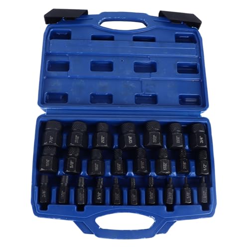 Itonash 25 -pcs -Schraubenextraktionssatz, Legierungsstahl -Stahl -Schraubentferner mit Ergonomischem Design für die Reparatur von Fahrzeugmechanik zu Hause von Itonash
