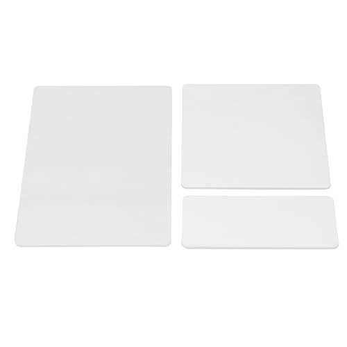 Itonash 3pcs -Sterbchen -Schneidebad, Premium -Polycarbonat -Kunststoff -Schneidplatten für -Maschinen mit 3 Größen 22x15 Cm 15x15 Cm 15x6,5 Cm von Itonash