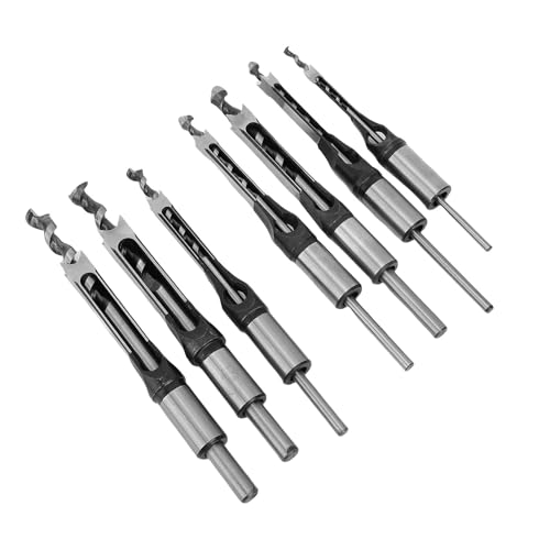 Itonash 7pcs Square Loch Sterbende Bohrer Bits Holzbearbeitung Square Loch Säge Bit 1/4 5/16 3/8 7/16 1/2 9/16 5/8 Zoll von Itonash