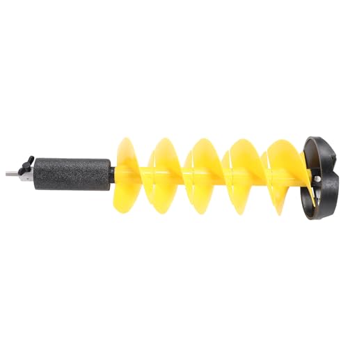 Itonash Elektrische Eisschnecke, 8 -Zoll -Drehdurchmesser Nylon -Schwimmbohrer mit 2 Kohlenhydrat -Schneidköpfen und Adapter für Tiefes Wasser und Dicke Eisschicht von Itonash