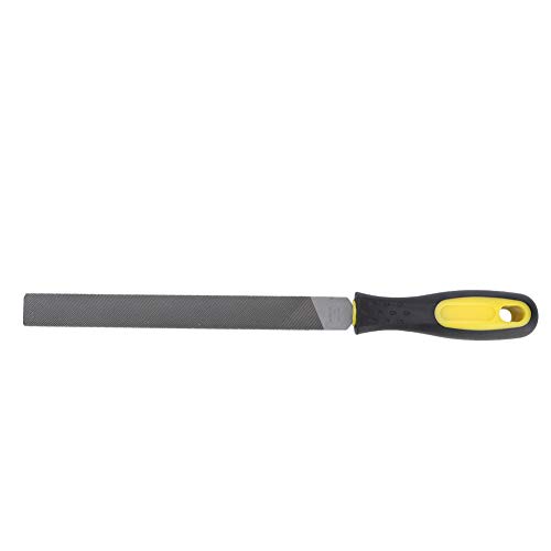 Itonash Ergonomisch Geformte Schärffeile, Angenehmer Griff, für Metall, Holz, Kunststoff, Grobe Zähne, Mittlere (8 Zoll dicke Zähne flache Datei mit Griff) von Itonash
