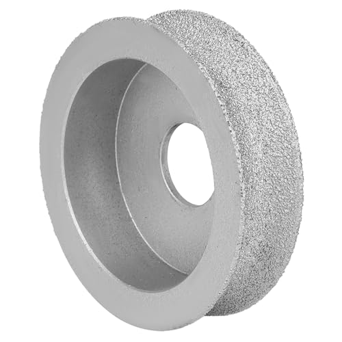 Itonash Gelötete Schleifscheibe, 7,3 Cm Schleifscheibe für Steinkeramikglas, mit Schleifmitteln, Gelötete Schleifscheibe, für Betonaußenwände (Konkaves Schleifrad 1.5) von Itonash