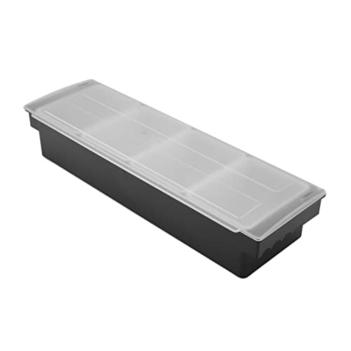 Itonash Gewürzcaddy mit Abnehmbarem Design, Transparentem Deckel, Langlebiger Kunststoff für Vege Fruit -Gewürz, Tolle (4 Fächer) von Itonash