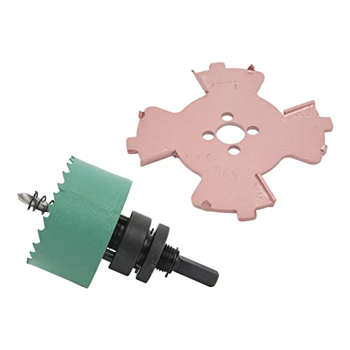 Itonash Hole Opener, Hex Shank -Zentrierbohrer mit Begrenztem Randdesign für Gipstafel Holzbrett Dünne Holzplatte (65 mm) von Itonash