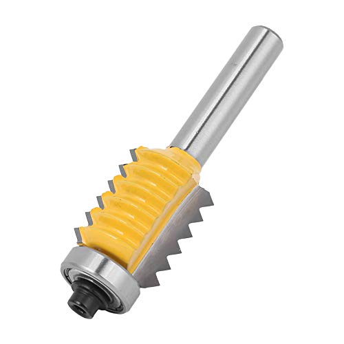 Itonash Multitooth 8 Shank Woodworking Cutter, Carbid Side Frening für Schienen- und Stil-Router-Bit, Ideal für (Mehrzahniger Zapfen und Gelenkmesser 8x24) von Itonash