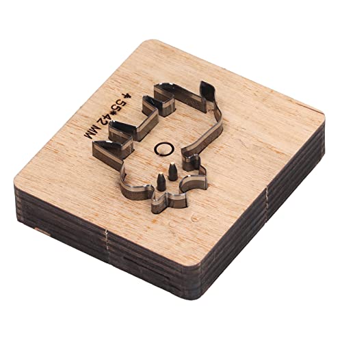 Itonash Schneiddarsch, Kuhform 55x42mm Legierung Stahl Leder -Stanzform Scharf Sauberer Punchschneider, mit Stempelwerkzeug für Lederkarton Plastikton Itonash Schneiddarsch, Kuhform 55x42mm Legierung Stahl Leder -Stanzform Scharf Sauberer Punchschneider, mit Stempelwerkzeug für Lederkarton Plastikton von Itonash