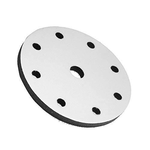Itonash Schnittstellenpad für Weiche Schwammpuffer für Schleifpolster Schüttelnde Geräuschreduzierung 150 Mm Durchmesser mit Vibrationsreduzierung für Polieren und (6 Zoll 9 Löcher) von Itonash
