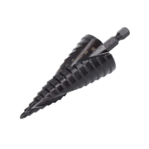 Itonash Stiefmaschinenbohrer, HSS M2 Hochgeschwindigkeitsstahl mit Dual -Rille und Flötedesign für Metall, 3 -Seiten -Schaft -Non -Schlupf -Spitze, 41 Mm 50 Mm 51 Mm 78 Mm Arbeitstiefe (15 Schritte von Itonash