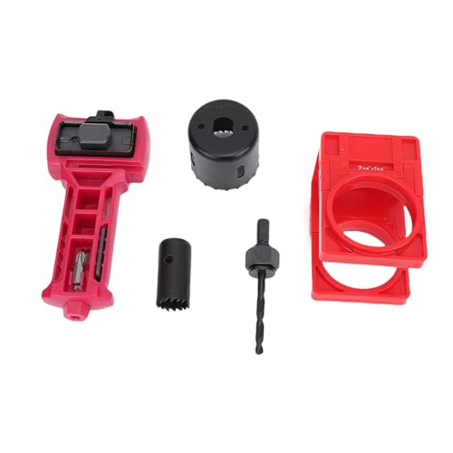 Itonash TOR LATCH -Installationskit, Kohlenstoffstahllochsägen mit Einstellbarer Führungsvorlage für 1 3/8in 1 1/2in 1 3/4 Zoll Türen und 2 3/8in 2 3/4 Zoll Türrahmen von Itonash