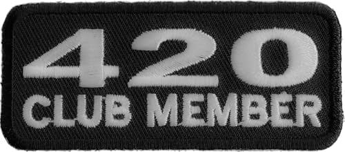 Ivamis Trading 420 Club Member Funny Stoner Patch - by 3x1.25 inch by Ivamis Trading 420 Club Member Funny Stoner Patch - by 3x1.25 inch by von Ivamis Trading