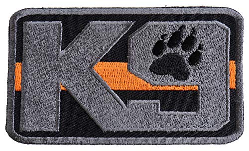 Ivamis Trading K-9 Thin Orange Line Search and Rescue Patch 8,9 x 5,1 cm von Ivamis Trading