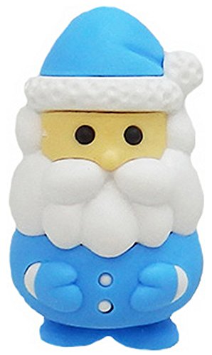 Iwako Blaue Weihnachtsmann japanische Radiergummi aus Japan Iwako Blaue Weihnachtsmann japanische Radiergummi aus Japan von Iwako