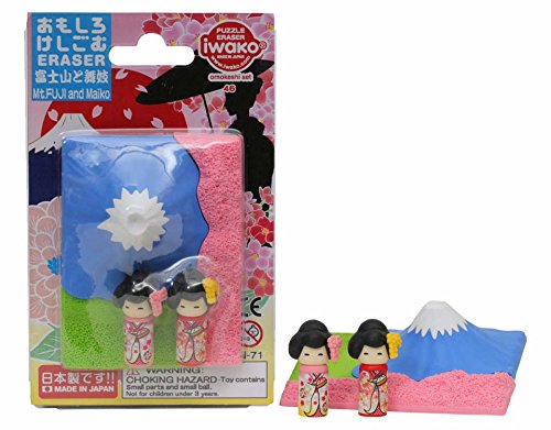 Iwako Mt Fuji und Maiko Japanische Kimono Mädchen Puzzle Erasers Card Set Iwako Mt Fuji und Maiko Japanische Kimono Mädchen Puzzle Erasers Card Set von Iwako