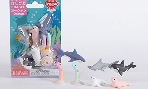 Iwako Radiergummi Ozean Tiere Iwako Radiergummi Ozean Tiere von Iwako