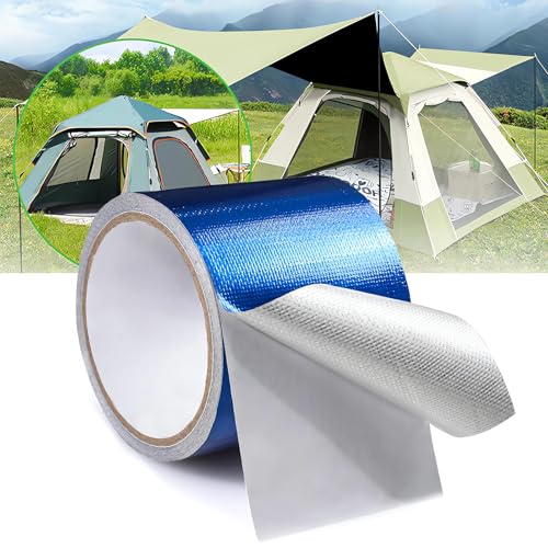 Iwinna Reparaturband Heavy Duty für Markisen, Planen & Bootsabdeckungen | Wasserdichtes Gewebe-Klebeband Outdoor | UV-beständige Rissreparatur für Zelte, Segel & Stoffe | 8CM x 8M Blau Iwinna Reparaturband Heavy Duty für Markisen, Planen & Bootsabdeckungen | Wasserdichtes Gewebe-Klebeband Outdoor | UV-beständige Rissreparatur für Zelte, Segel & Stoffe | 8CM x 8M Blau von Iwinna