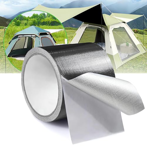 Iwinna Reparaturband Heavy Duty für Markisen, Planen & Bootsabdeckungen | Wasserdichtes Gewebe-Klebeband Outdoor | UV-beständige Rissreparatur für Zelte, Segel & Stoffe | 8CM x 8M Schwarz Iwinna Reparaturband Heavy Duty für Markisen, Planen & Bootsabdeckungen | Wasserdichtes Gewebe-Klebeband Outdoor | UV-beständige Rissreparatur für Zelte, Segel & Stoffe | 8CM x 8M Schwarz von Iwinna