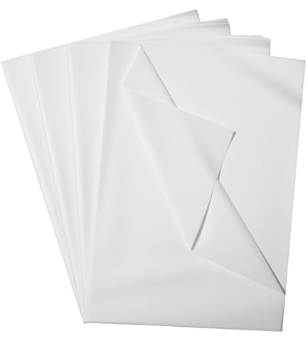 120 Blatt Seidenpapier, Geschenkverpackung Seidenpapier, 70 x 50 cm weißes Verpackungspapier für Weihnachten Geschenkpapier Füller Blumen Kunsthandwerk Geburtstag Hochzeitsdeko, Transparentpapier von Ixydor