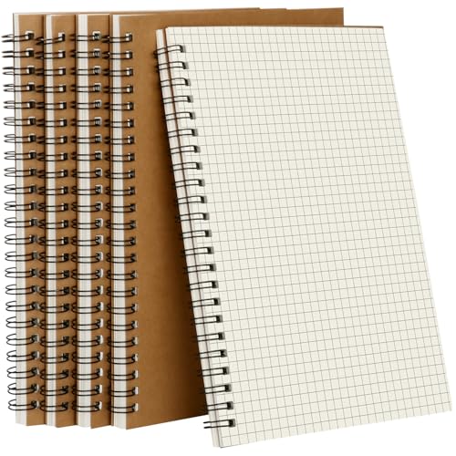 5 Stück Notizblock A5 Liniert, Notizbuch A5 Liniert, Spiralblock, Spirale Notizblöcke, 60 Blatt/120 Seiten, Notepad, Kraft Cover Schreibblock für Büro und Schule, Rückkehr zur Schule, 14,5 X 21CM 5 Stück Notizblock A5 Liniert, Notizbuch A5 Liniert, Spiralblock, Spirale Notizblöcke, 60 Blatt/120 Seiten, Notepad, Kraft Cover Schreibblock für Büro und Schule, Rückkehr zur Schule, 14,5 X 21CM von Ixydor