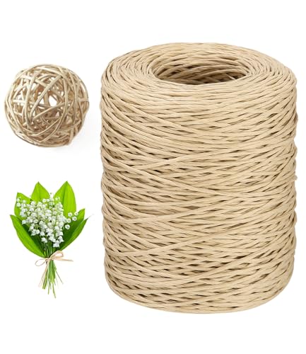 Papierdraht, 200m 2mm Natürlicher Papierfaden, papierdraht zum Basteln, Blumendraht, Papierbindedraht,Papierwickeldraht Für Weihnachten, Blumensträuße, Hochzeitsstrauß Verpackung, Heimwerken Papierdraht, 200m 2mm Natürlicher Papierfaden, papierdraht zum Basteln, Blumendraht, Papierbindedraht,Papierwickeldraht Für Weihnachten, Blumensträuße, Hochzeitsstrauß Verpackung, Heimwerken von Ixydor