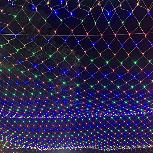 Izrielar 2x LED Lichternetz 2x2m 200LEDs Lichterkette Lichterkettennetz 8 Modi Lichtervorhang mit Stecker Weihnachtsbeleuchtung für Innen und Außen IP44 Wasserdichte, Bunt Izrielar 2x LED Lichternetz 2x2m 200LEDs Lichterkette Lichterkettennetz 8 Modi Lichtervorhang mit Stecker Weihnachtsbeleuchtung für Innen und Außen IP44 Wasserdichte, Bunt von Izrielar