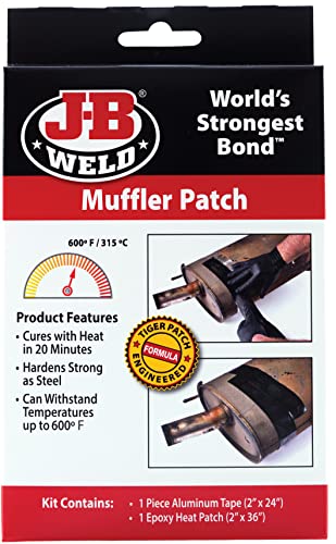 J-B Weld 39205 Reparaturflicken für Schalldämpfer und Auspuffrohre, Tiger Patch-Set, inklusive Aluminiumband J-B Weld 39205 Reparaturflicken für Schalldämpfer und Auspuffrohre, Tiger Patch-Set, inklusive Aluminiumband von J-B Weld