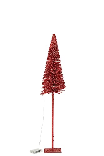 J-Line Weihnachtsbaum - Kunststoff - Rot - 78 cm - LED von J-Line