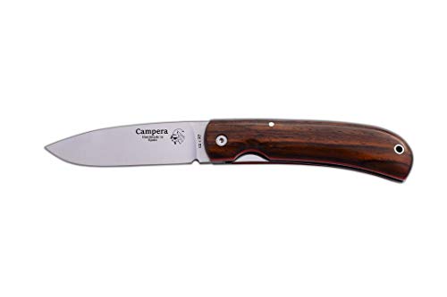 J&V CAMPERA - Klappmesser Taschenmesser Bushcraft Outdoor Messer Folding Knife, Klinge 8,5 cm, Handmade in Spain von J&V