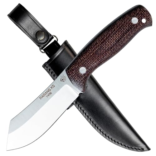 J&V Messer mit feststehender Klinge für Outdoor Survival Bushcraft Jagd und Angeln, Full Tang, 10 cm Klinge, Lederscheide, Handgefertigt in Spanien, Full Tang Knife J&V Messer mit feststehender Klinge für Outdoor Survival Bushcraft Jagd und Angeln, Full Tang, 10 cm Klinge, Lederscheide, Handgefertigt in Spanien, Full Tang Knife von J&V