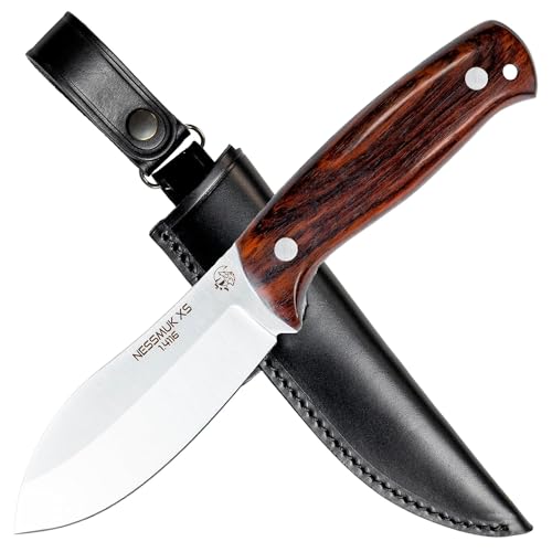 J&V Messer mit feststehender Klinge für Outdoor Survival Bushcraft Jagd und Angeln, Full Tang, 10 cm Klinge, Lederscheide, Handgefertigt in Spanien, Full Tang Knife J&V Messer mit feststehender Klinge für Outdoor Survival Bushcraft Jagd und Angeln, Full Tang, 10 cm Klinge, Lederscheide, Handgefertigt in Spanien, Full Tang Knife von J&V