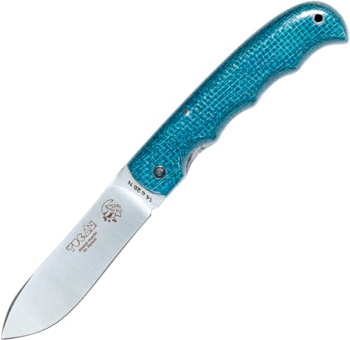 J&V TUCAN - Klappmesser Taschenmesser Bushcraft Outdoor Messer Folding Knife, Klinge 8,5 cm, Handmade von J&V