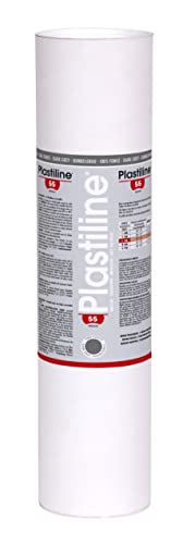 Herbin 5755T - Plastilin für den Modellbau, 5 kg, zum modelieren, HG55, standard, 1 Dose, Grau von J. Herbin