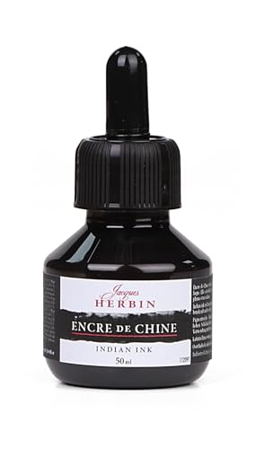 J.Herbin 11209T Chinatusche, 50 ml, schwarz J.Herbin 11209T Chinatusche, 50 ml, schwarz von Herbin