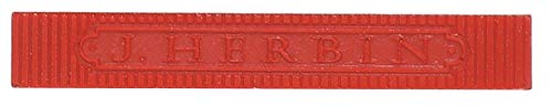 J.Herbin 33120T Siegelwachs Blisterpack, mit 4 stangen weich, rot von J.Herbin