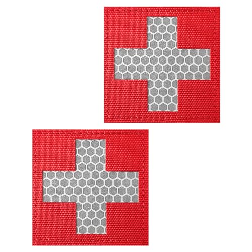 Medic IR Reflektierende Taktische Militär-Patches - Infrarot EMS EMT MED Medizinisches Rotes Kreuz Moral Klettverschluss Abzeichen Erste-Hilfe Stil 5 Medic IR Reflektierende Taktische Militär-Patches - Infrarot EMS EMT MED Medizinisches Rotes Kreuz Moral Klettverschluss Abzeichen Erste-Hilfe Stil 5 von J.CARP