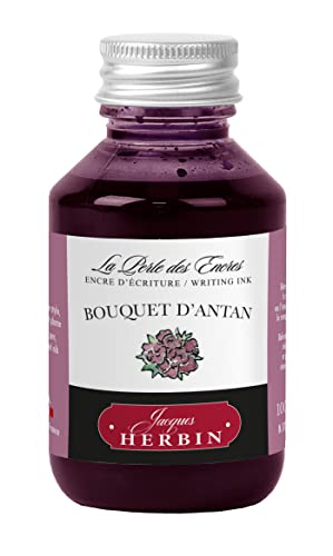 Jacques Herbin 13147JT - Tintenflakon 50 ml, für Füllfederhalter und Tintenroller geeignet, ideal für Kalligraphie und Kunstprojekte, Braun, 1 Stück von J.Herbin