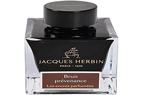 J.Herbin 14747JT - Tintenflakon 50 ml / Dufttinte / parfümierte Tinte, für Füllfederhalter und Tintenroller geeignet, ideal für Korrepondenz und Kalligraphie, Braun, 1 Stück J.Herbin 14747JT - Tintenflakon 50 ml / Dufttinte / parfümierte Tinte, für Füllfederhalter und Tintenroller geeignet, ideal für Korrepondenz und Kalligraphie, Braun, 1 Stück von Jacques Herbin