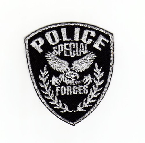 Aufnäher Bügelbild Aufbügler Iron on Patches Applikation Uniform US Police Special Forces Polizei Abzeichen Bügelbild von JAB Seller